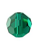 Regular Cut Glasschliffperle 5mm Emerald