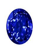 Oval 18x13mm Capri Blue