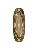 Long Classical Oval 15x5mm Crystal Golden Shadow