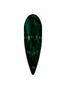 Raindrop 15x4mm Emerald