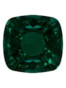 Round Square 12mm Emerald