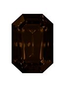 Step Cut Octagon 10x8mm Smoked Topaz