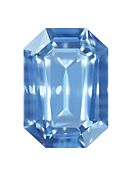 Step Cut Octagon 10x8mm Light Sapphire