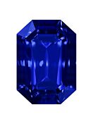 Step Cut Octagon 10x8mm Capri Blue