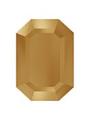 Step Cut Octagon 12x10mm Crystal Dorado