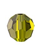 Regular Cut Glasschliffperle 3mm Olivine