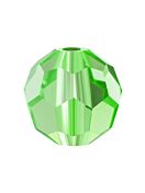 Regular Cut Glasschliffperle 4mm Peridot