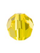 Regular Cut Glasschliffperle 4mm Citrine