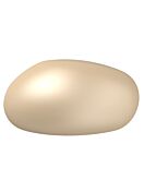 Pearl Elliptic 11x9.5mm Gold