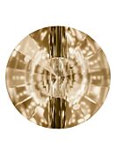 Rivoli Crystal Strassknopf 10mm, Crystal Golden Shadow