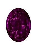 Oval 8x6mm Fuchsia