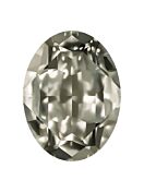 Oval 12x10mm Crystal Satin