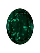 Oval 25x18mm Emerald