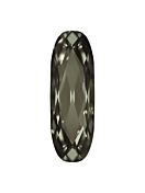 Long Classical Oval 15x5mm Black Diamond