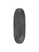 Long Classical Oval 15x5mm Jet Hematite