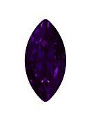 Navette 15x7mm Purple Velvet