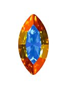 Navette 18x9mm Crystal Bermuda Blue