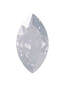 Classical Navette 32x17mm White Opal