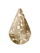 Pearshape 6x3.6mm Crystal Golden Shadow