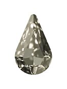 Pearshape 13x8mm Crystal Satin