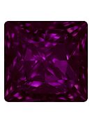 Princess Square 6mm Fuchsia