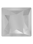 Princess Square 8mm Crystal Comet Argent Light