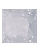 Princess Square 8mm White Opal