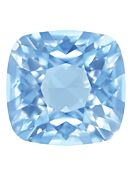 Round Square 8mm Light Sapphire