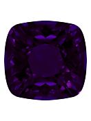 Round Square 12mm Purple Velvet