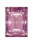 Step Cut Baguette 8x6mm Light Rose