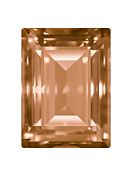 Step Cut Baguette 14x10mm Light Peach