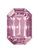 Step Cut Octagon 8x6mm Light Rose