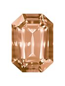 Step Cut Octagon 10x8mm Light Peach