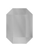 Octagon 14x10mm Crystal Comet Argent Light