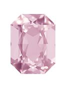 Octagon 25x18mm Light Rose