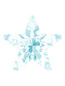 Star 10mm Aquamarine