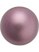 Pearl Round Semi 6mm Light Burgundy