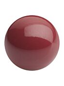 Pearl Round Semi 10mm Cranberry