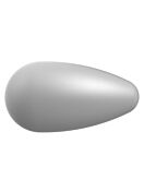 Pearl Pearshape 15x8mm Light Grey