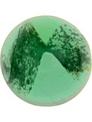 Glas Cabochon Rund 5mm green white marbled