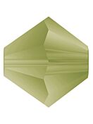 Bicone Glasschliffperle 4mm Olivine Matt