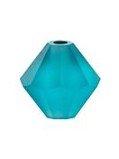 Bicone Glasschliffperle 4mm Indicolite Matt