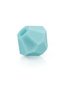 Bicone Glasschliffperle 4mm Turquoise Matt