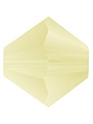 Bicone Glasschliffperle 4mm Jonquil Matt