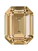 Octagon 18x13mm Crystal Golden Shadow F