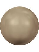 (RETOURENWARE) Crystal Round Pearl 6mm Crystal Bronze Pearl