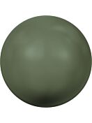 (RETOURENWARE) Crystal Round Pearl 8mm Crystal Dark Green Pearl