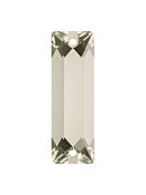 Baguette Aufnähstrass flach 2 Loch 18x6mm Crystal Moonlight