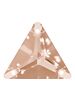 Triangle Aufnähstrass flach 3 Loch 16mm Light Peach