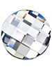 Maxima Chessboard Circle Strassstein 14mm Crystal F